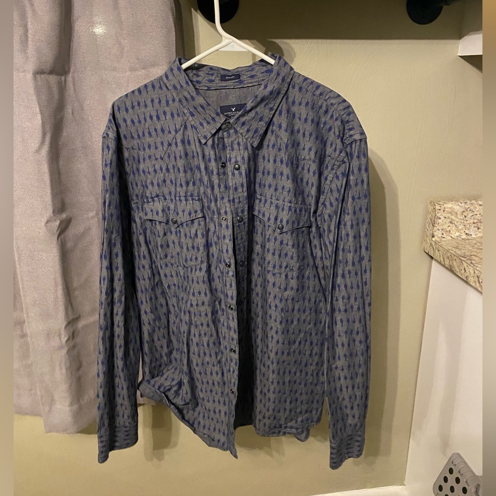 AE Patterned Dress Shirt